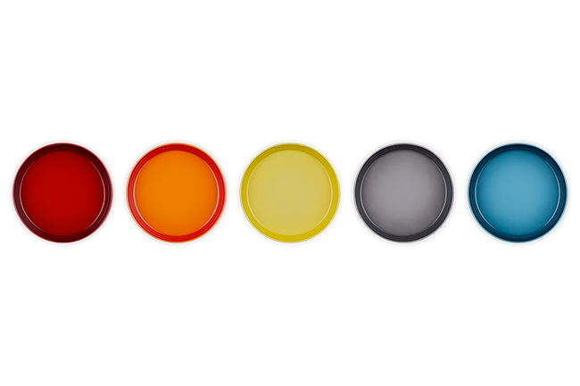 Le Creuset Stoneware Set of 5 Kolbe 17cm Round Plates image number 5